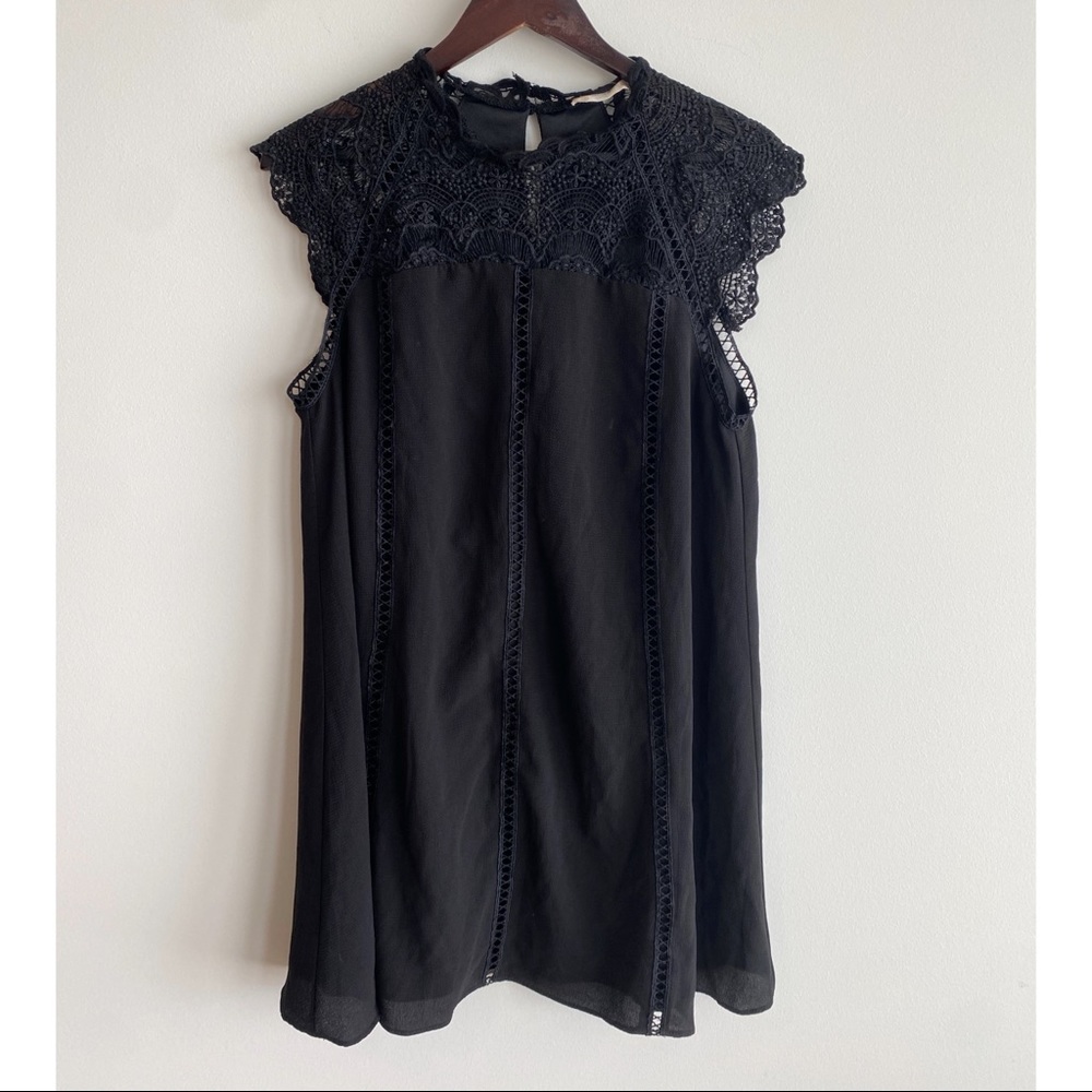 NWT Altar’d State Black Lace Sleeveless Dress